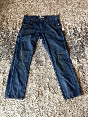 QUIKSILVER Regular Fit Faded Blue Jeans Men’s 32